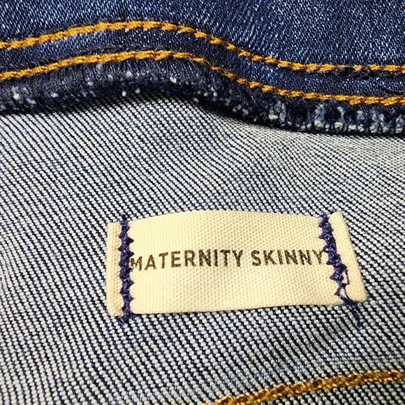 Madewell Materity Skinny Jeans Size 32 Blue - Picture 5 of 12